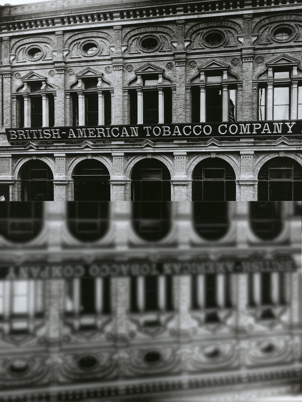 BAT building B/W